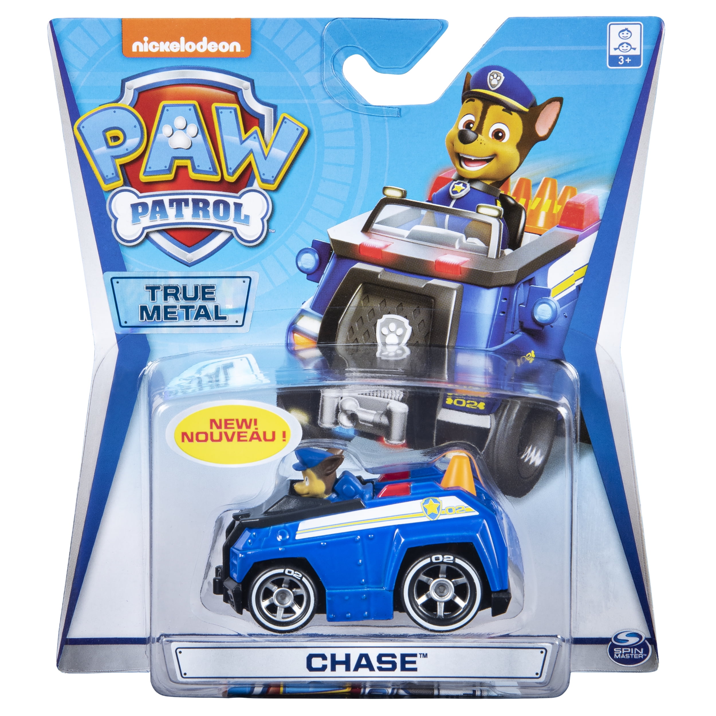 Paw Patrol Chase Patrol Cruiser véhicule jouet de collection pour enfants 3yrs & Above 