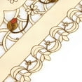 thumbnail image 2 of Delaman Nappe, Fleur Florale Rouge Creuse Chemin de Table brodé Nappe Cutwork Décoration de Table Accessoires ménagers (Rectangle), 2 of 11