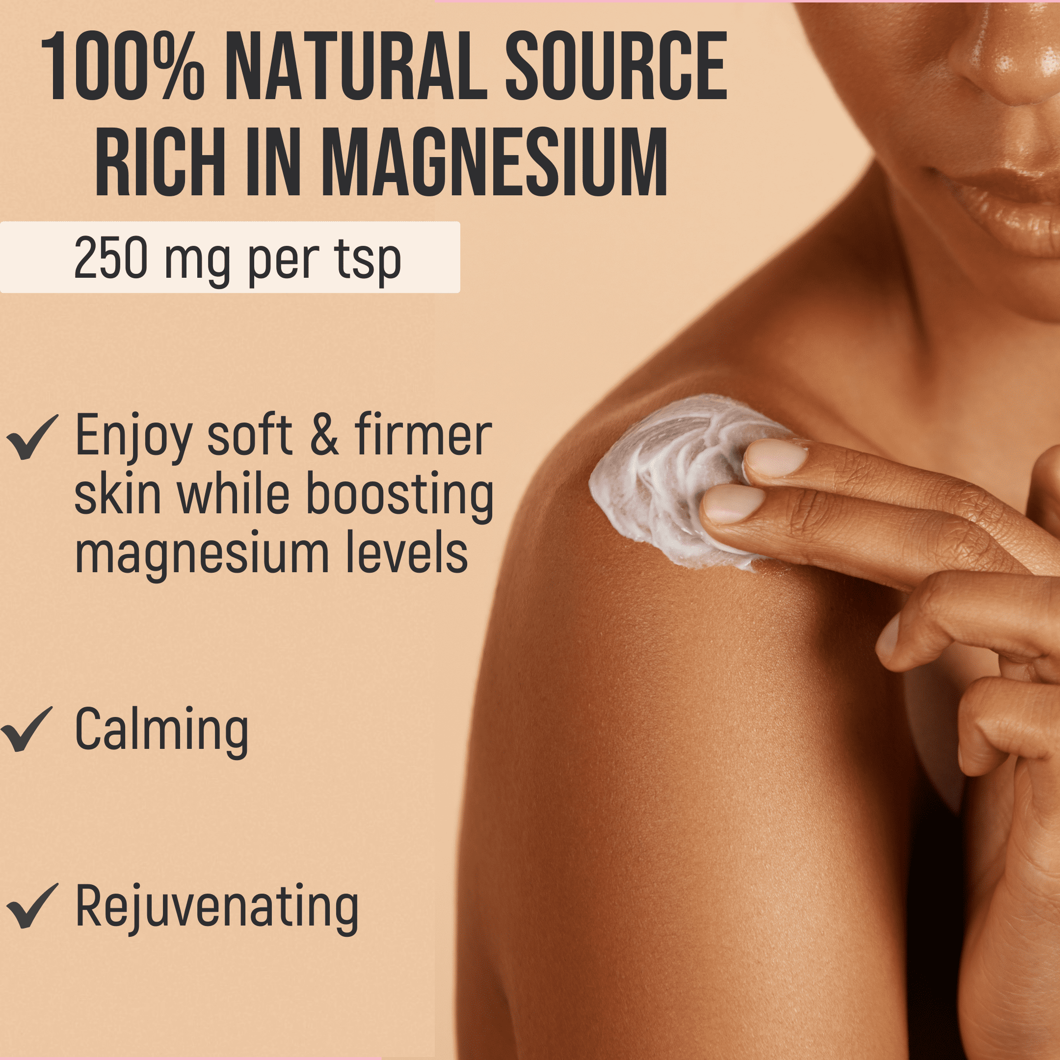 Magnesium Lotion with Aloe Vera, Shea Butter, and Coconut Oil – Hydrating & Soothing