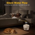thumbnail image 4 of PcEoTllar Wireless Cat Water Fountain Cordless, Battery Operated Cat Fountain, 33.8oz/1000mL Automatic Pet Water Dispenser Rechargeable Drinking Fountains for Cats and Dogs, 4 of 7