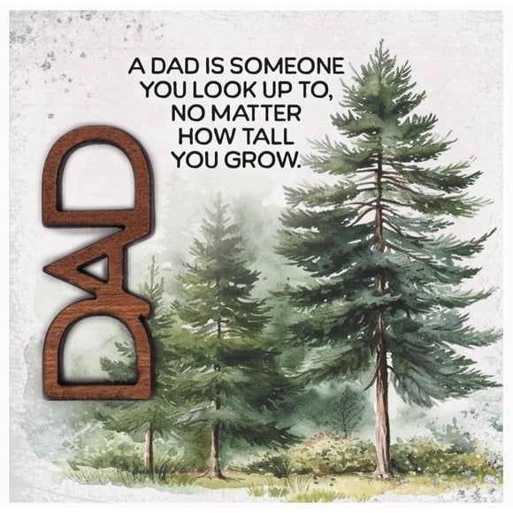 Papa-Est Quelqu'un-Magnet Cr