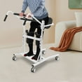 thumbnail image 3 of Stand Assist Lift  Aid Standing Lift Assist Patient Transfer Device for Elderly Senior 120kg Sit to Stand Lift, Non-slip Pedals, 3 of 19