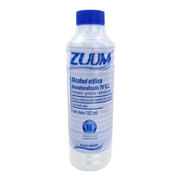 Alcohol Desnaturalizado Zuum 185ml