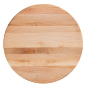 John Boos B Series Round Wood Cutting Board with Feet, 12 x 12, Maple