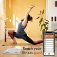 thumbnail image 3 of Báscula inteligente KONQUEST para peso corporal, báscula digital de baño con Bluetooth, IMC, grasa corporal, monitor de composición corporal, analizador de salud con aplicación para smartphone, 181 kg, 3 of 5