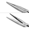 thumbnail image 3 of Long Reach Needle Nose Pliers, Long Reach Electronics Pliers , Straight Serrated Jaws (1pc), 3 of 5