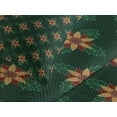 thumbnail image 4 of Ambesonne Garden Art Quilted Bedspread Set 3 Pcs, Ornate Flower Design, Queen Size, Apricot Ruby Dark Green, 4 of 5