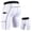 White B, variant on LYMAYTER Male Shorts for Compression Quick Dry Cycling Workout Pants Workout Running Sport Shorts S-3XL