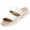 Beige, variant on Beige Ladies Fashionable Lightweight Comfy Slippers For Casual Beach Round Head Slipsole Shoes Comfortable