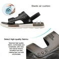 thumbnail image 5 of CHICVOMEY Men's Sandals Summer Slide Sandals for Men with Soft Latex Cushion Comfortable Outdoor Beach Shoes for Walking Travel, 5 of 7