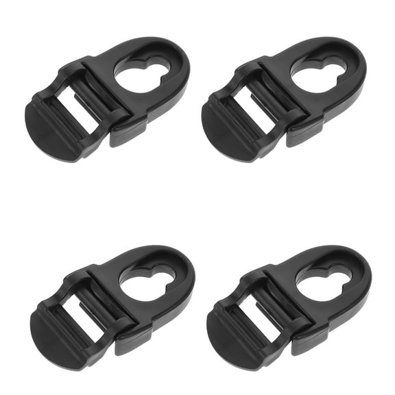 SOPOTUTU Strong Fastening Kayak Clips Black Plastic for Reliable Performance 4Pcs