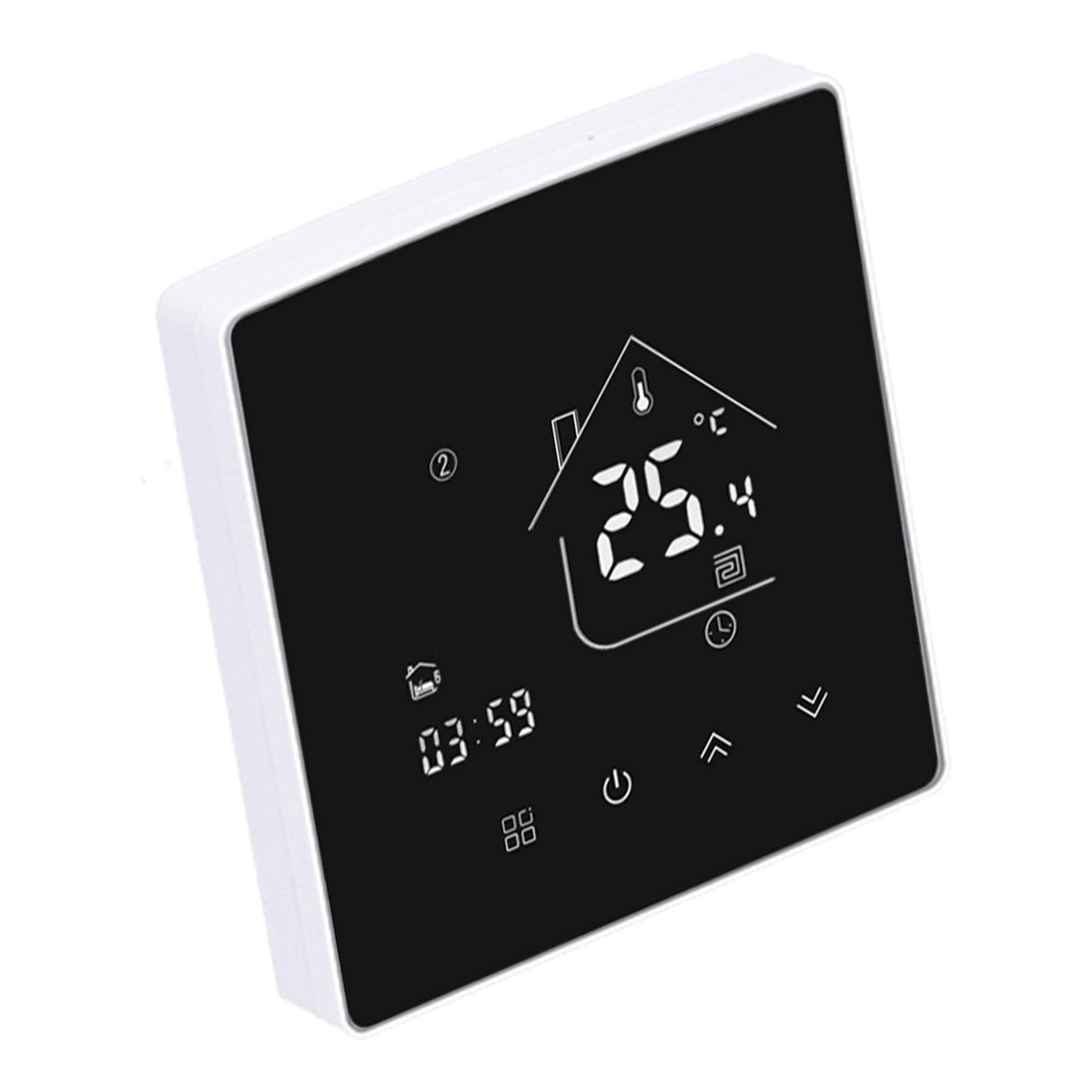 Digital Thermostat, APP Voice Remote Control Home Thermostat Touch Screen Smart Thermostat For