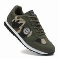 thumbnail image 2 of Men's Camo Sneakers, Low-Top Shoes with Fabric Upper, TPR Sole, Camouflage & Green, Compatible for Hiking, Running & Outdoor, Stability for Rough Terrain, Casual Wear (Ideal for Gym, Daily Use), 2 of 8