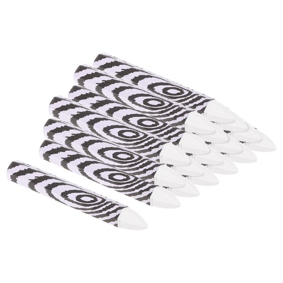 Uxcell Lumber Marking Crayons, 18 Pack 4"x0.55" Hex Wax Tire Marker Crayons White