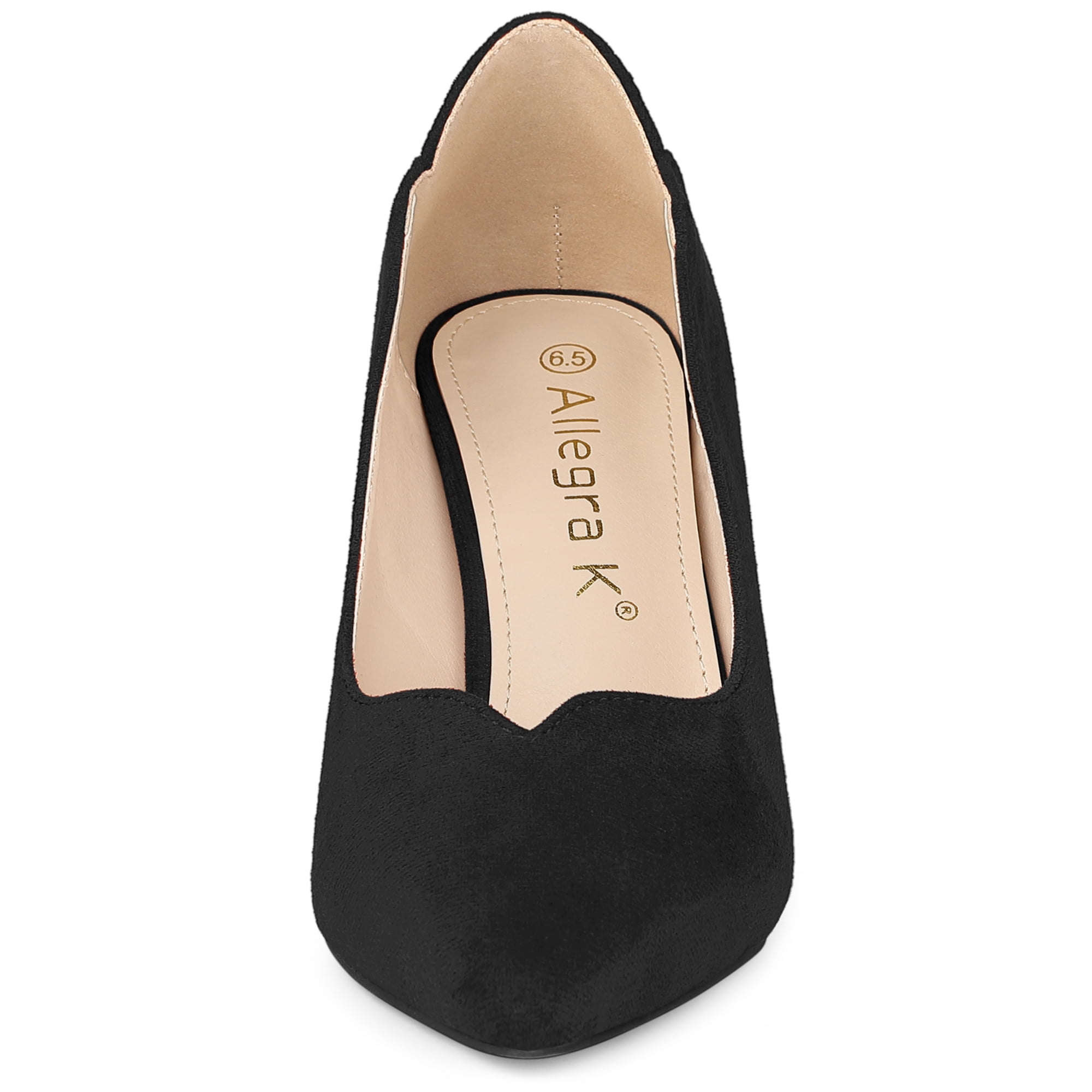 Unique Bargains Women's Pointed Toe Pull on Stiletto Heels Pumps