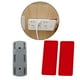 thumbnail image 3 of Soporte de pared para colgar enchufes, adhesivo para almacenamiento, con gancho gris, 3 of 9