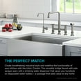 thumbnail image 4 of KRAUS Urbix Industrial Bridge Kitchen Faucet and Water Filter Faucet Combo in Spot Free Stainless Steel, 4 of 12
