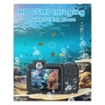 thumbnail image 3 of Waterproof Camera 4K 65MP Underwater Camera with 64G Card, for Snorkeling Autofocus Selfie Dual-Scre, 3 of 5