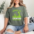 thumbnail image 2 of Born to Golf with Daddy, Son-To-Father Golfer, Moss Comfort Colors T-Shirt, Large, 2 of 3