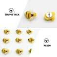 thumbnail image 3 of BESTYASH 60Ud Pushpin Abeja Amarillo Para Y Uso Escolar Práctico Y Seguro, 3 of 5