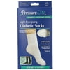 Activa Pressure Lite Light Energizing Diabetic Calf Socks White Large
