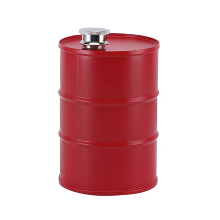 

Nitouy 750ml Barrel Wine Pot Hip Flask Alcohol Drink Bottle for Outdoor Camping (Red)