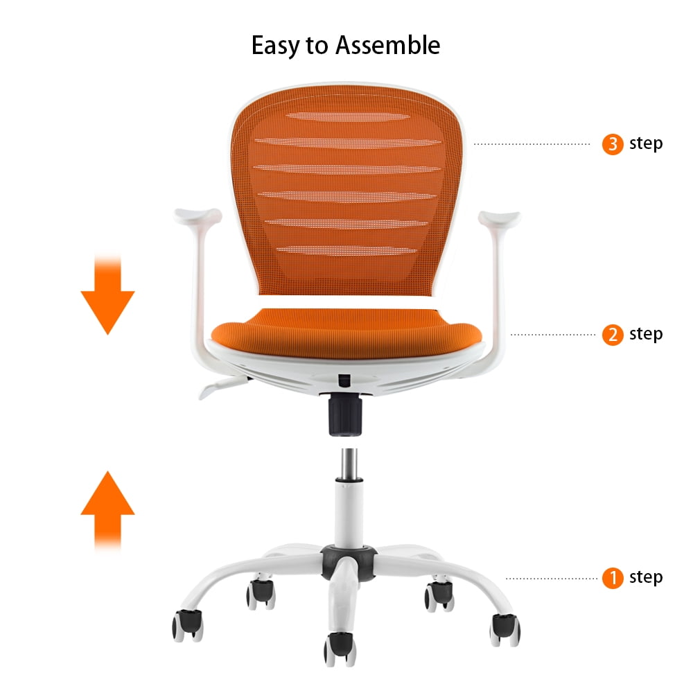 Comfort Mesh Home Office Swivel Height Adjustable Task Chair Black