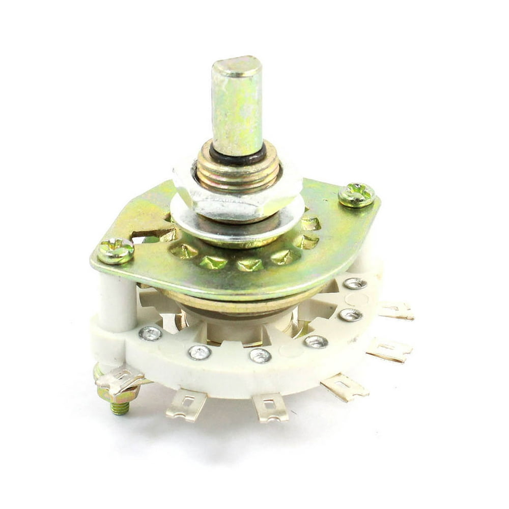 TV Radio Band Channel Rotary Switch Selector 1P8T 1 Pole 8 Position