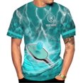 thumbnail image 3 of Personalized Pickleball Shirt 3D Pickleball Shirts for Men Women Gift for Pickleball Players Paddleball Lover Tshirt (Black, L), 3 of 8