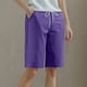 thumbnail image 2 of Pantalones Ligeros de Yoga para Mujeres de Cintura Alta Pantalones Cortos de Color Sólido, Uso Deportivo de Fitness Suave para Tenis Y Baile, 2 of 7