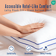 thumbnail image 6 of JOODOU Pillows King Size Set of 2 Bed Pillows 2 Pack Down Alternative Hotel Pillows for Side Sleepers and Back Sleepers Gusseted Cooling Pillows for Sleeping 20" x 34", 6 of 11