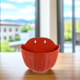 thumbnail image 1 of SEWCHICS Pot de Fleurs Mural en Résine Rouge Foncé Rehausseur d'Espace pour Balcon 1Pcs, 1 of 6