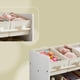 thumbnail image 5 of SONGMICS UGKR033W10 - Organizador de Juguetes para niños con 9 Cajas de Tela no Tejida, para habitación de niños y Sala de Juegos, Espacioso, 11.6 x 24.6 x 23.6 pulgadas, Blanco Nube, 5 of 8