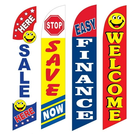 4 Advertising Swooper Flags Sale Here Save Now Easy Finance Welcome