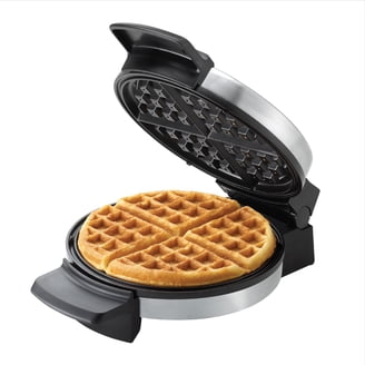 BLACK+DECKER ワッフルメーカー 本体 BLACK+DECKER Rotating Waffle Maker with Dual Cooking Plates, Black