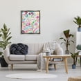 thumbnail image 3 of Stupell Industries Eclectic Blessed Whimsical Flower Shapes Gray Floating Frame Canvas Art, 25 x 31, by Cherish Flieder, 3 of 7
