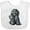 AA-White, variant on Inktastic Curious Black Doodle Boys or Girls Baby Bib