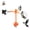 No voice version available, variant on Wind Powered Reflective Bird Repeller, Windmill Bird Scarer Equipment for Farm, Orchard & Garden Bird Control