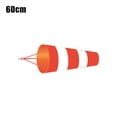 thumbnail image 1 of Red+White Airport Windsock Rip-Stop Polyester Wind Measurement Sock Bag, 1 of 9