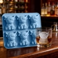 thumbnail image 6 of Mini Highland Cow Ice Cube Mold Funny 3D Silicone Tray for Making Cute Animal Ice Cubes Perfect for Whiskey Cocktails Beer and Drinks Novelty Gift, 6 of 8