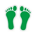 thumbnail image 5 of deevoka Barefoot Footprint Stickers Feet Spots for Business Factory Sensory Pathways Green, 5 of 9