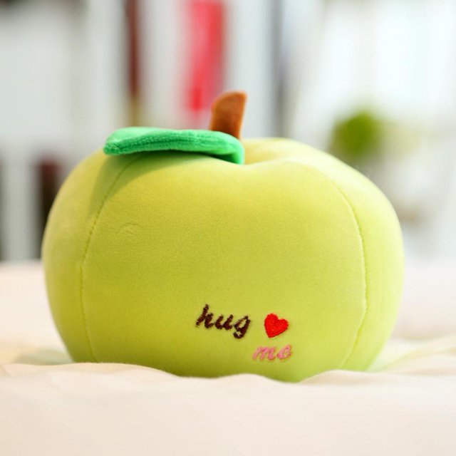 Muñecos de peluche de 20cm para niños, Serie de frutas, fresa, plátano, naranja, manzana, sandía, zanahoria, cereza, juguetes de peluche suaves, regalo