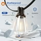 thumbnail image 3 of Cadena de luces LED adicionales para exteriores, 61 m, impermeables y regulables, 3 of 8