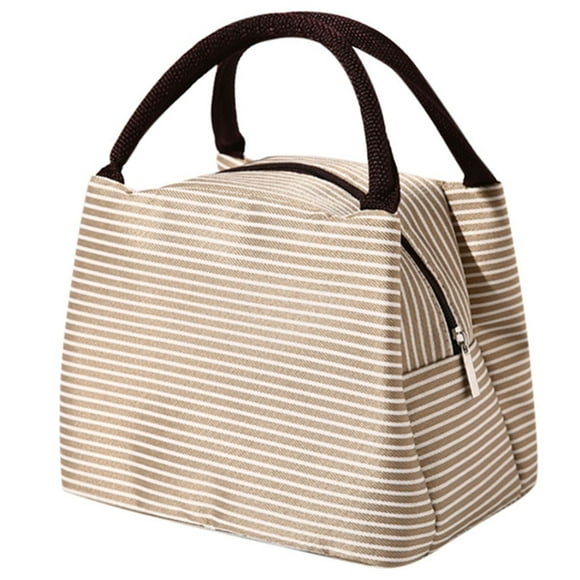 Rbaofujie Insulated Lunch Bag Unisex Outdoor Fashion Style Large Capacity Lunch Bag Aesthetic Lunch Bag