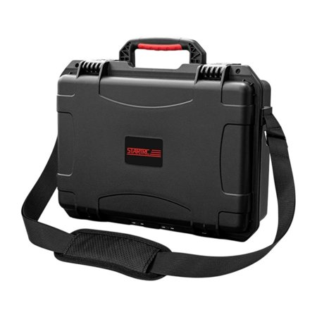 STARTRC Hard Waterproof Box for DJI Avata 2 Drone with Custom Foam Inserts, Carry Handle, and Durable Construction (Black)