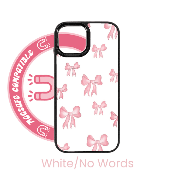 abbyrose Pink Bows MagSafe iPhone Case for iPhone 15
