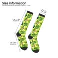 thumbnail image 2 of Rateoe Kiwi and Avocado Pattern Women’s Knee High Crew Socks,Trouser Socks Comfortable, Breathable, Moisture-Wicking and Soft, 2 of 6