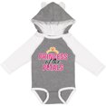 thumbnail image 3 of Inktastic Princess of The Petals with Crown Girls Long Sleeve Baby Bodysuit, 3 of 5