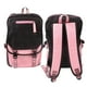thumbnail image 1 of Mochila de Vije, Bolso de Hombro Doble de Gran Capacidad Rosa Negro para Acampar Al Aire Libre, 1 of 7