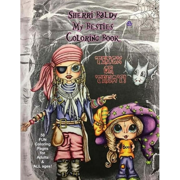 Sherri Baldy My Besties Coloring Book Trick or Treat, (Paperback)
